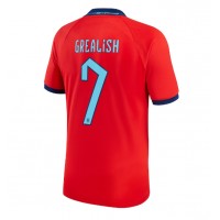 Camisa de time de futebol Inglaterra Jack Grealish #7 Replicas 2º Equipamento Mundo 2022 Manga Curta